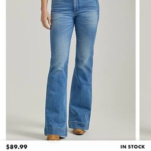 Like New Wrangler Retro Flare trouser boot cut jeans 29x36